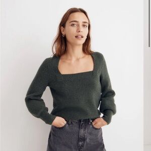 Melwood Square-Neck Pullover Sweater